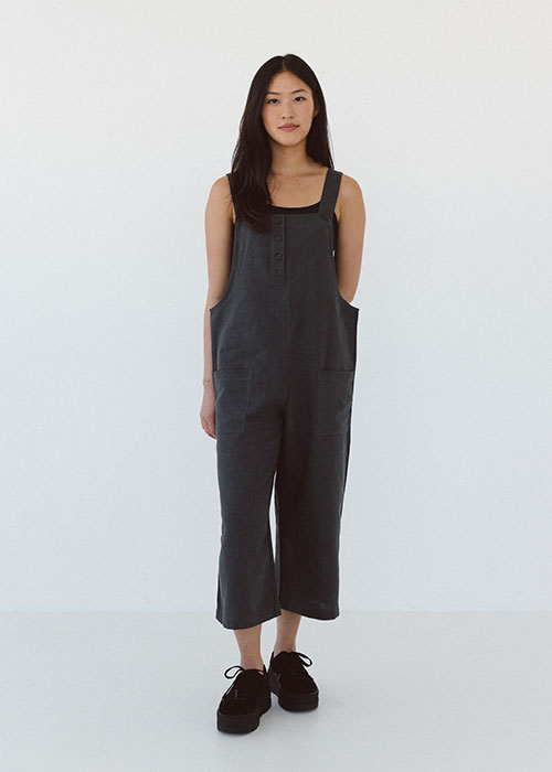 Easy Jumpsuit in Charcoal